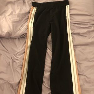 Zippered Side-Stripe Pants